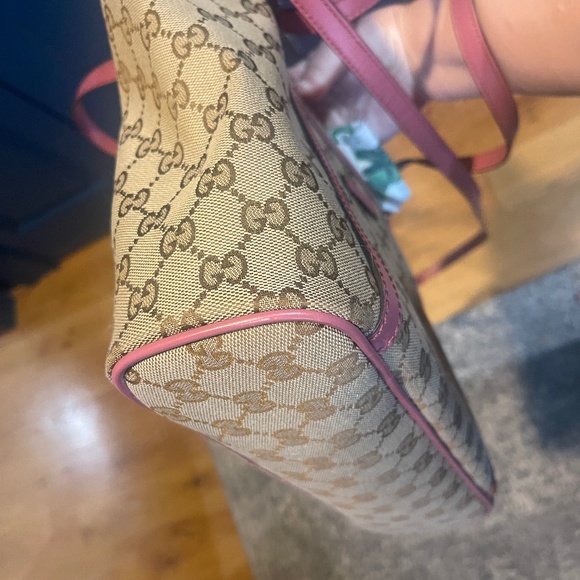 Authentic Gucci GG Canvas Medium Joy Tote - Picture 8 of 10